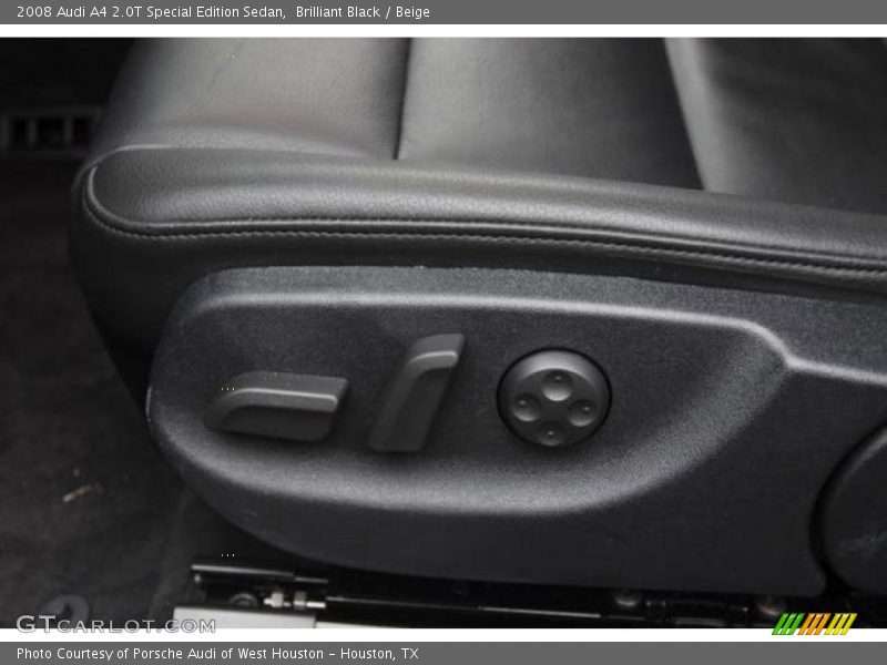 Brilliant Black / Beige 2008 Audi A4 2.0T Special Edition Sedan