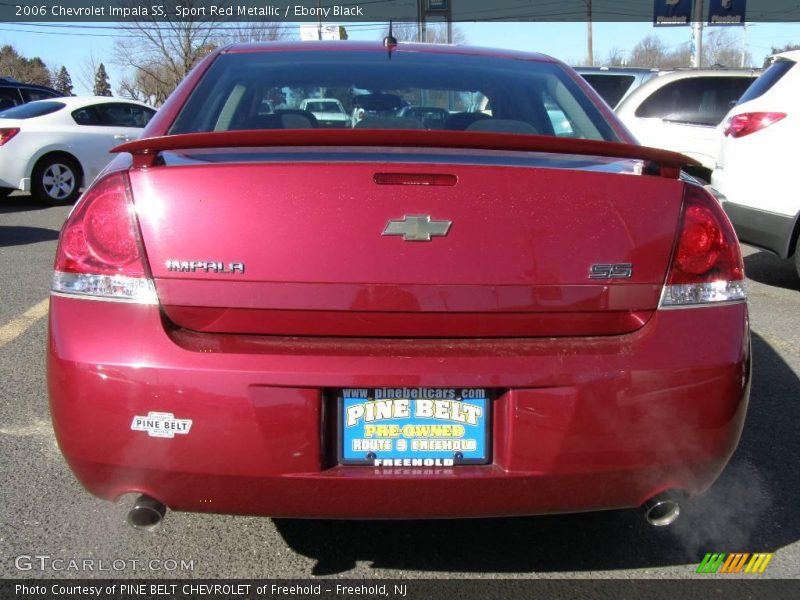 Sport Red Metallic / Ebony Black 2006 Chevrolet Impala SS