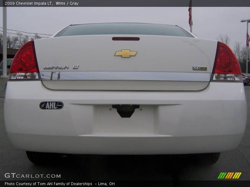White / Gray 2009 Chevrolet Impala LT