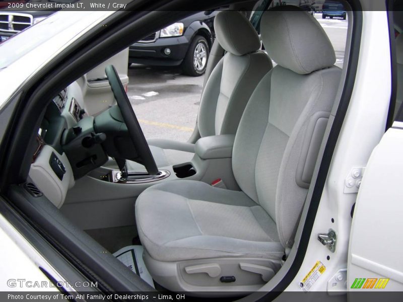 White / Gray 2009 Chevrolet Impala LT