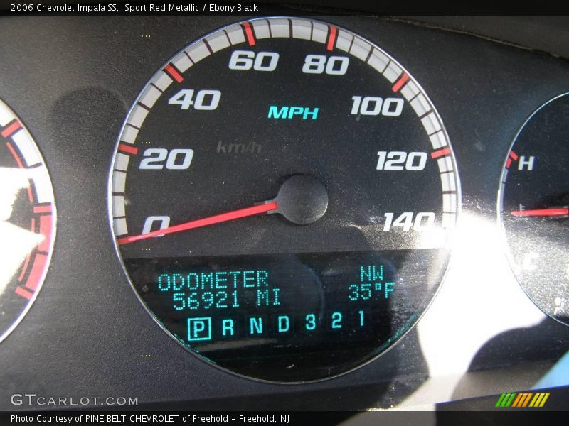 Sport Red Metallic / Ebony Black 2006 Chevrolet Impala SS