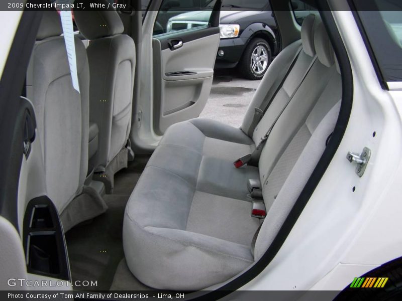 White / Gray 2009 Chevrolet Impala LT