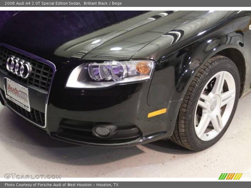 Brilliant Black / Beige 2008 Audi A4 2.0T Special Edition Sedan