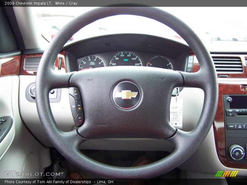 White / Gray 2009 Chevrolet Impala LT