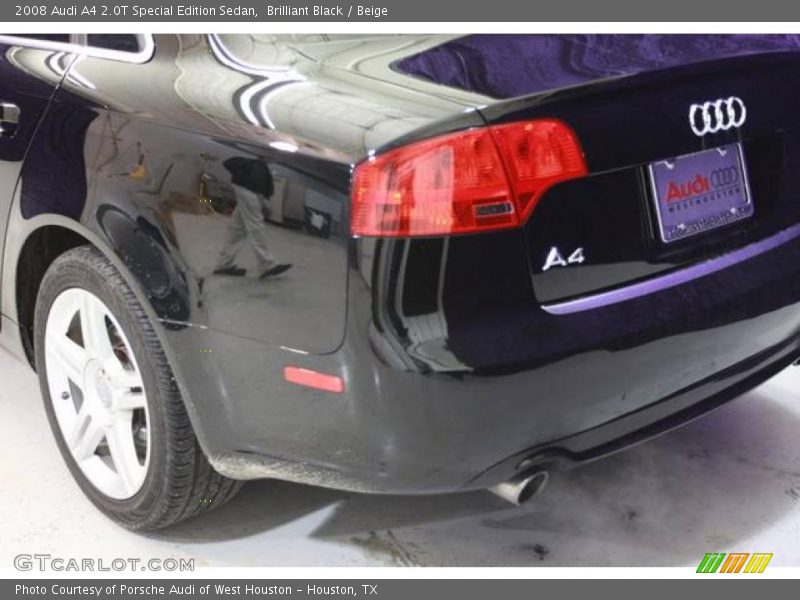Brilliant Black / Beige 2008 Audi A4 2.0T Special Edition Sedan