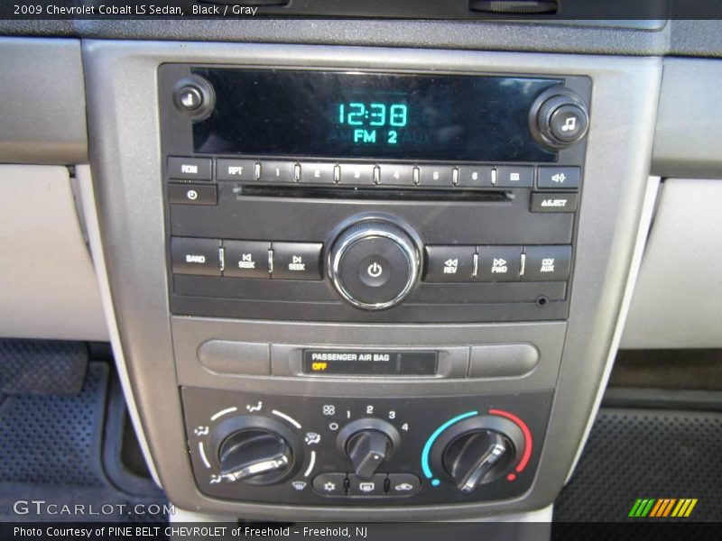 Black / Gray 2009 Chevrolet Cobalt LS Sedan