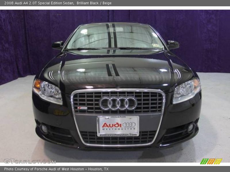 Brilliant Black / Beige 2008 Audi A4 2.0T Special Edition Sedan