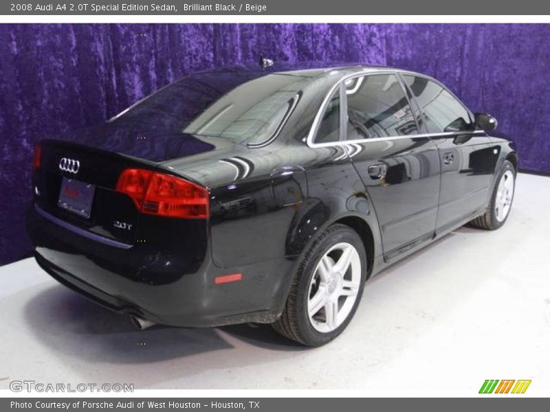 Brilliant Black / Beige 2008 Audi A4 2.0T Special Edition Sedan