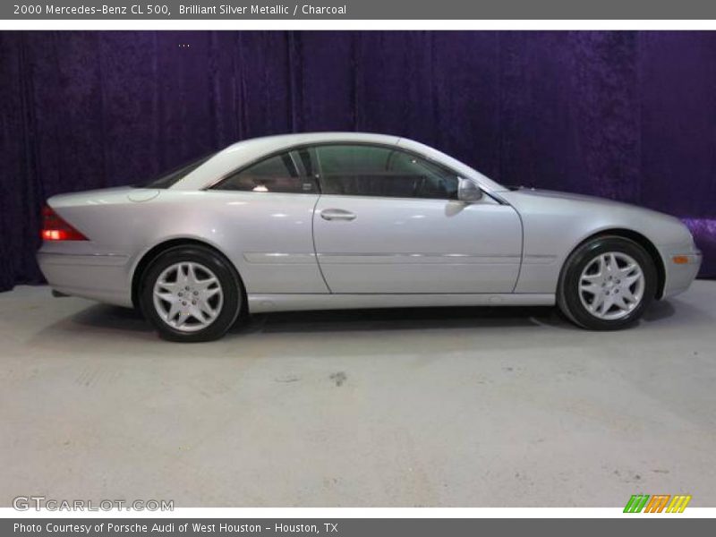 Brilliant Silver Metallic / Charcoal 2000 Mercedes-Benz CL 500