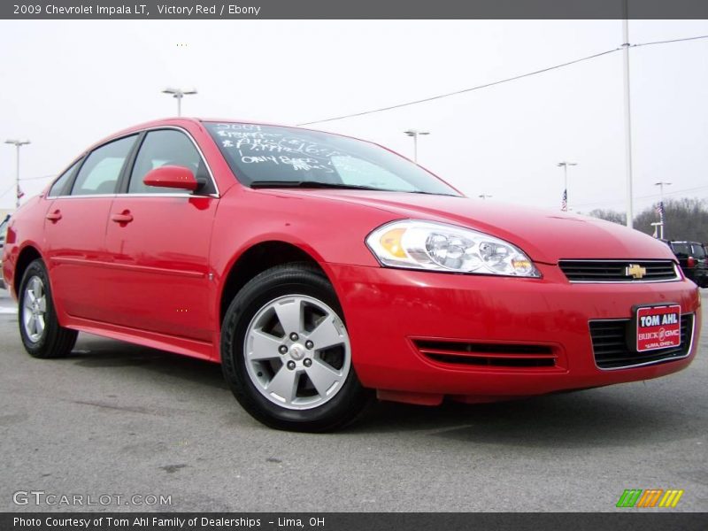 Victory Red / Ebony 2009 Chevrolet Impala LT