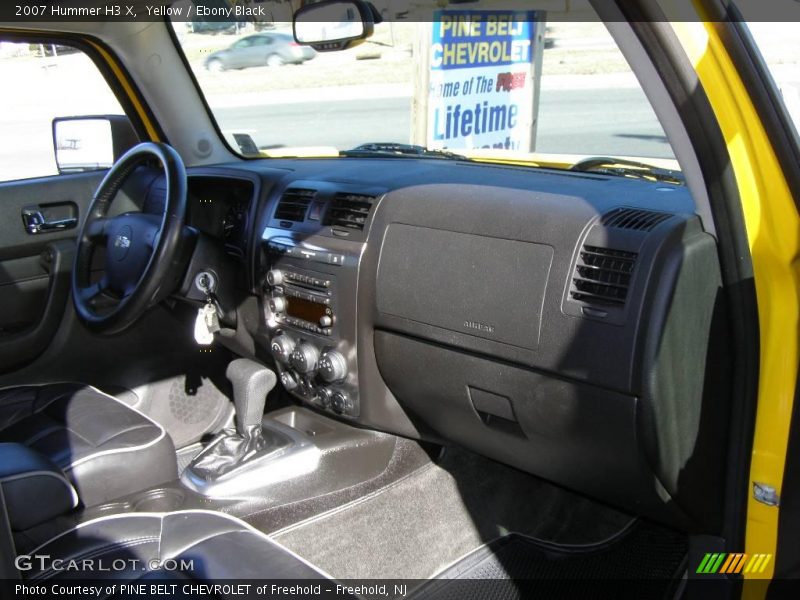 Yellow / Ebony Black 2007 Hummer H3 X