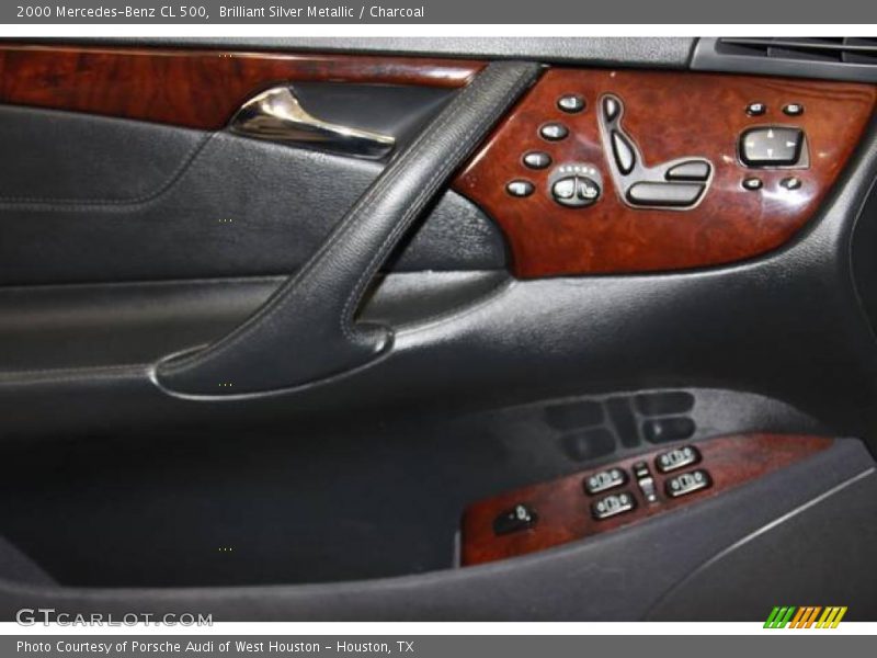 Brilliant Silver Metallic / Charcoal 2000 Mercedes-Benz CL 500