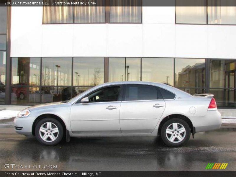 Silverstone Metallic / Gray 2008 Chevrolet Impala LS