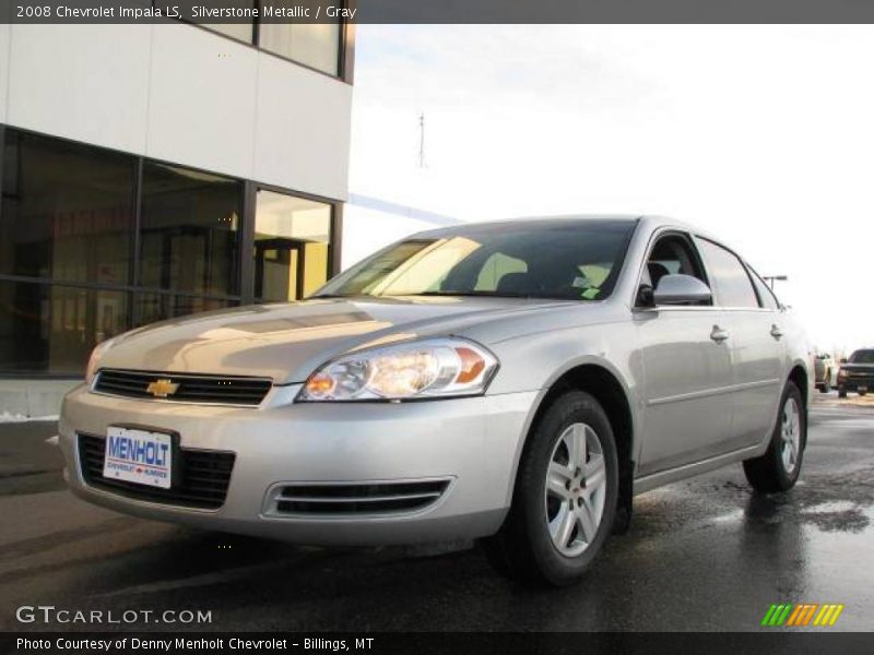 Silverstone Metallic / Gray 2008 Chevrolet Impala LS