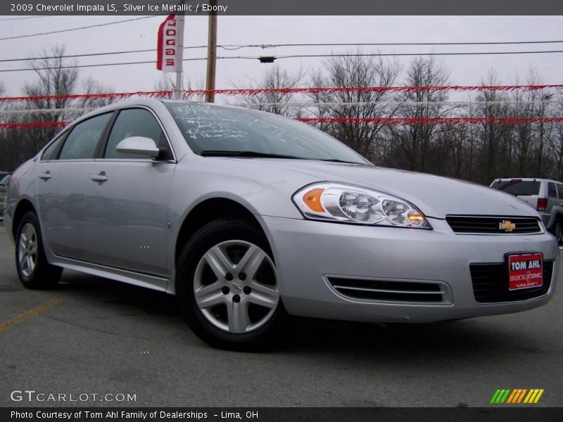 Silver Ice Metallic / Ebony 2009 Chevrolet Impala LS
