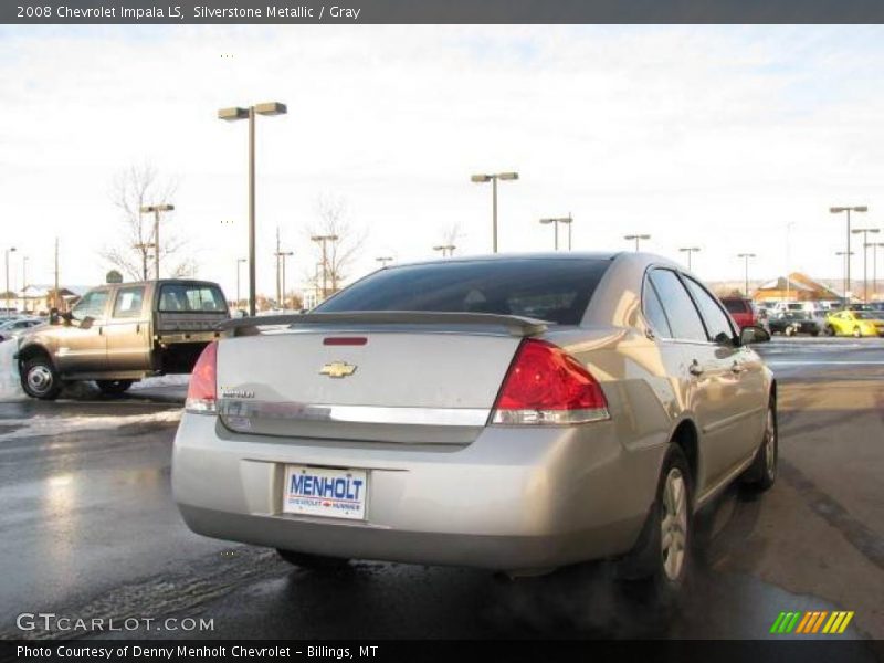 Silverstone Metallic / Gray 2008 Chevrolet Impala LS