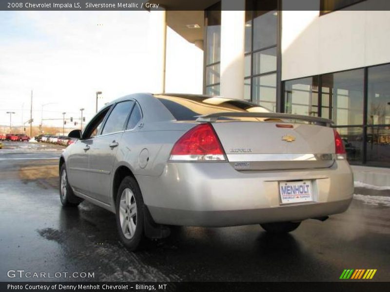 Silverstone Metallic / Gray 2008 Chevrolet Impala LS