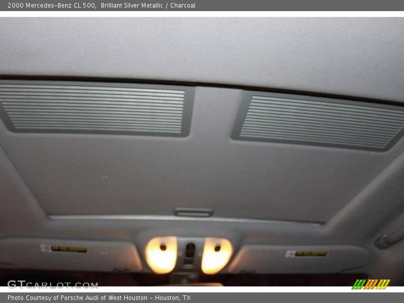 Brilliant Silver Metallic / Charcoal 2000 Mercedes-Benz CL 500