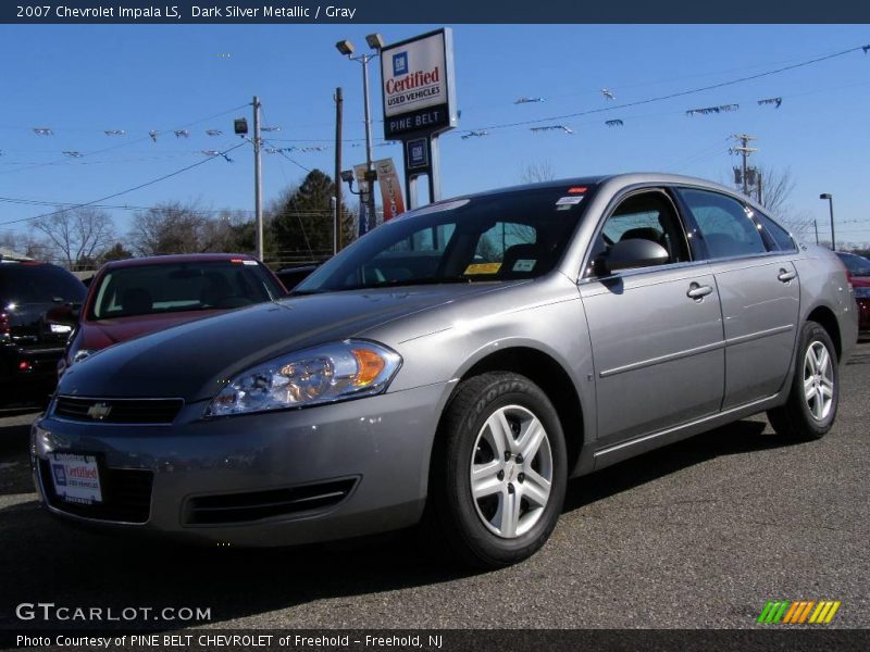 Dark Silver Metallic / Gray 2007 Chevrolet Impala LS