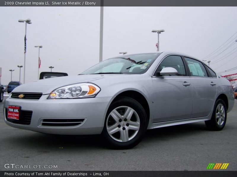 Silver Ice Metallic / Ebony 2009 Chevrolet Impala LS