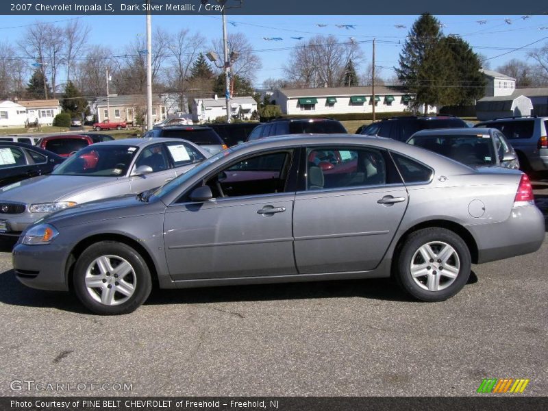 Dark Silver Metallic / Gray 2007 Chevrolet Impala LS