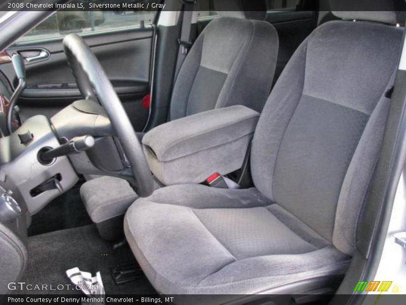 Silverstone Metallic / Gray 2008 Chevrolet Impala LS