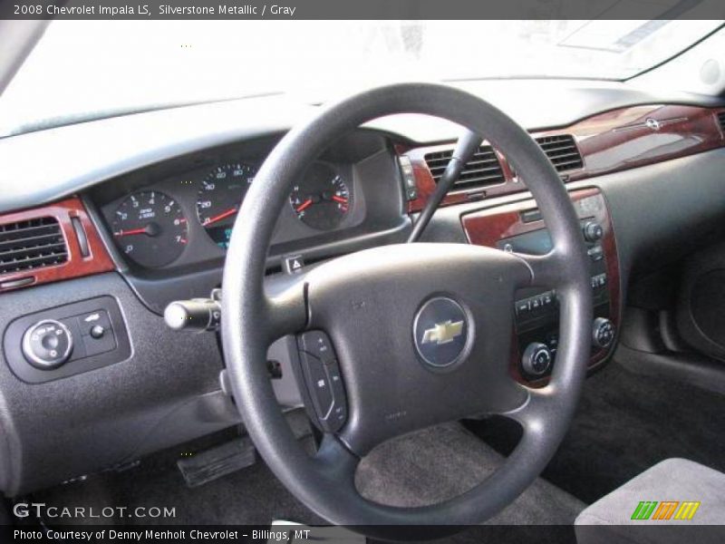 Silverstone Metallic / Gray 2008 Chevrolet Impala LS