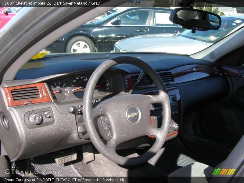 Dark Silver Metallic / Gray 2007 Chevrolet Impala LS