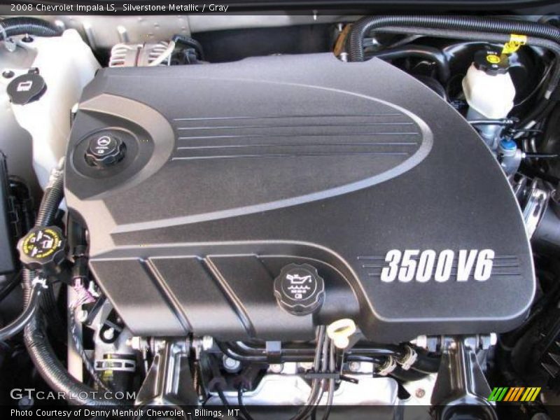Silverstone Metallic / Gray 2008 Chevrolet Impala LS