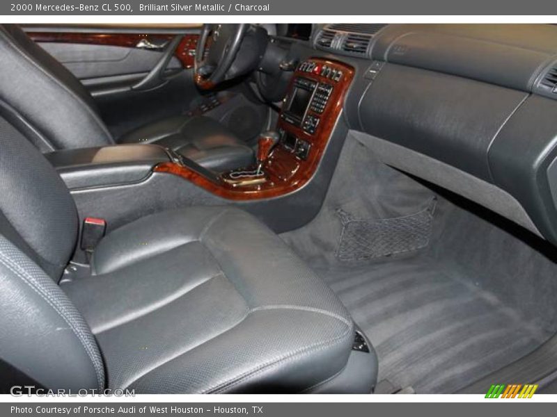 Brilliant Silver Metallic / Charcoal 2000 Mercedes-Benz CL 500