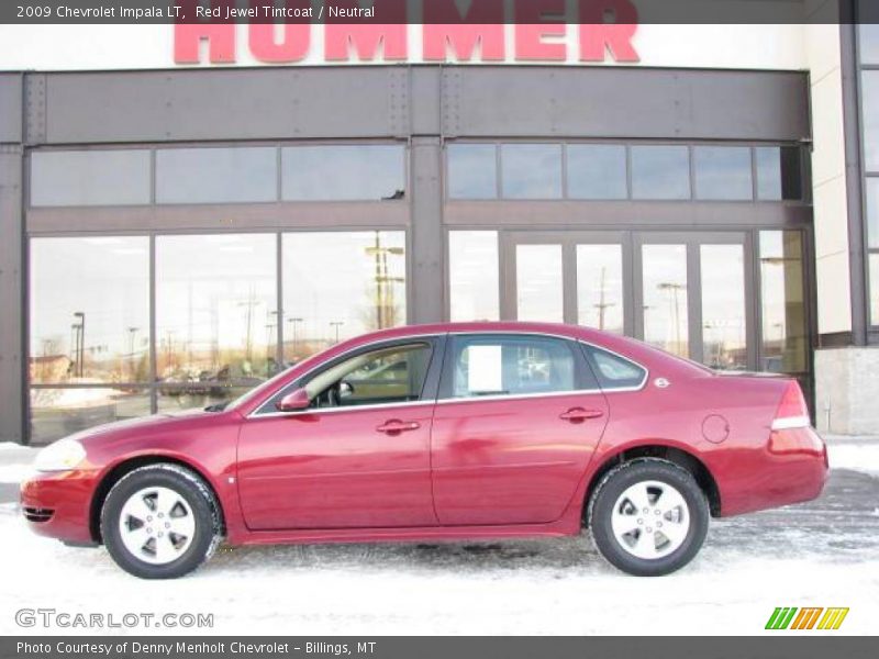 Red Jewel Tintcoat / Neutral 2009 Chevrolet Impala LT