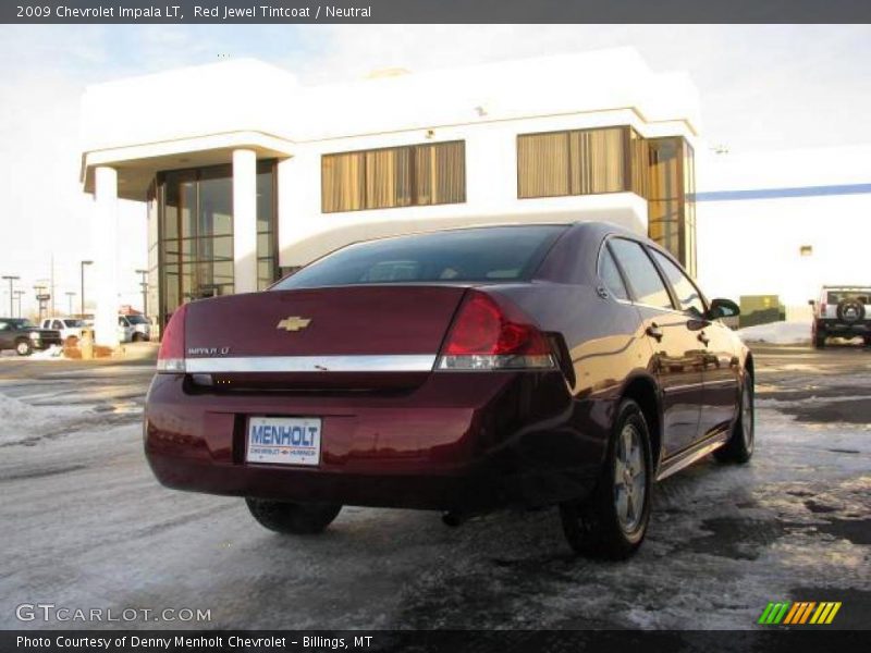 Red Jewel Tintcoat / Neutral 2009 Chevrolet Impala LT
