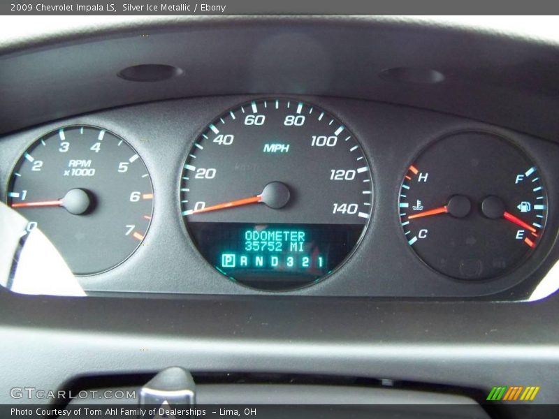 Silver Ice Metallic / Ebony 2009 Chevrolet Impala LS