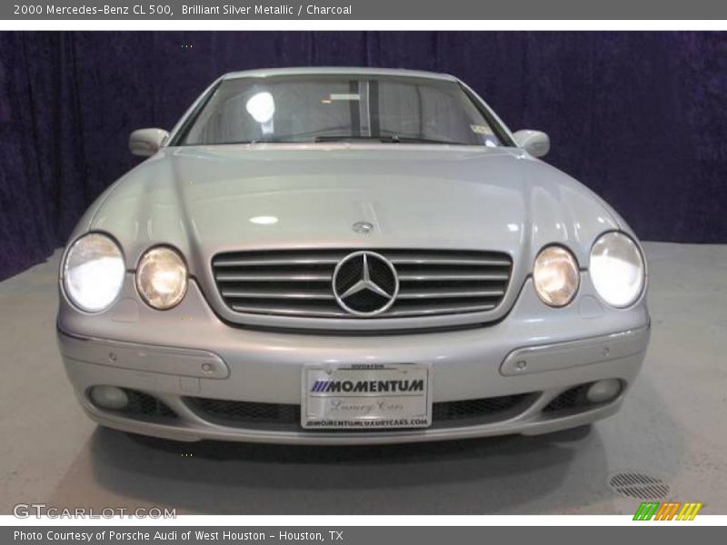 Brilliant Silver Metallic / Charcoal 2000 Mercedes-Benz CL 500