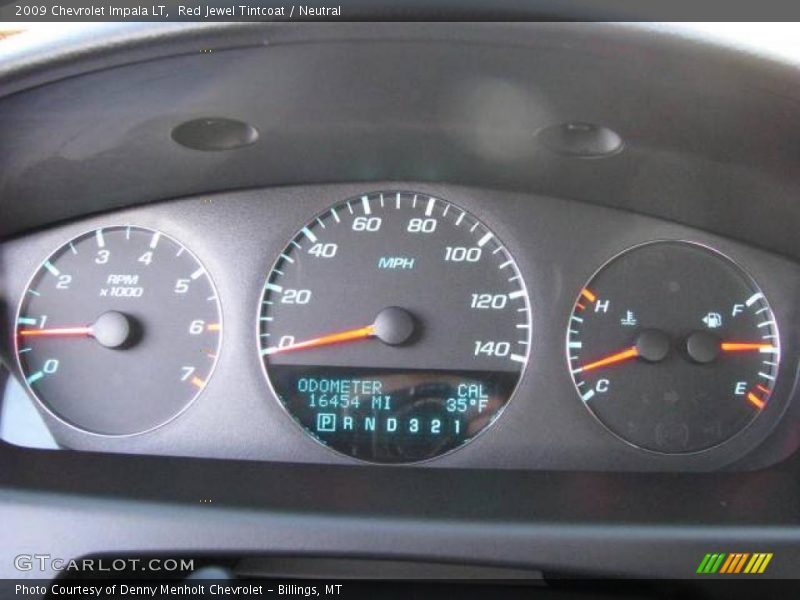 Red Jewel Tintcoat / Neutral 2009 Chevrolet Impala LT
