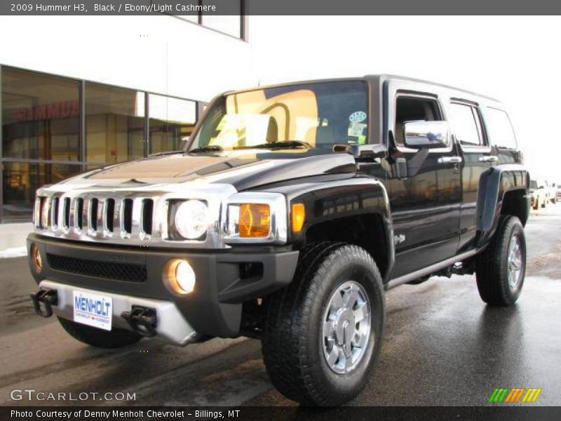 Black / Ebony/Light Cashmere 2009 Hummer H3