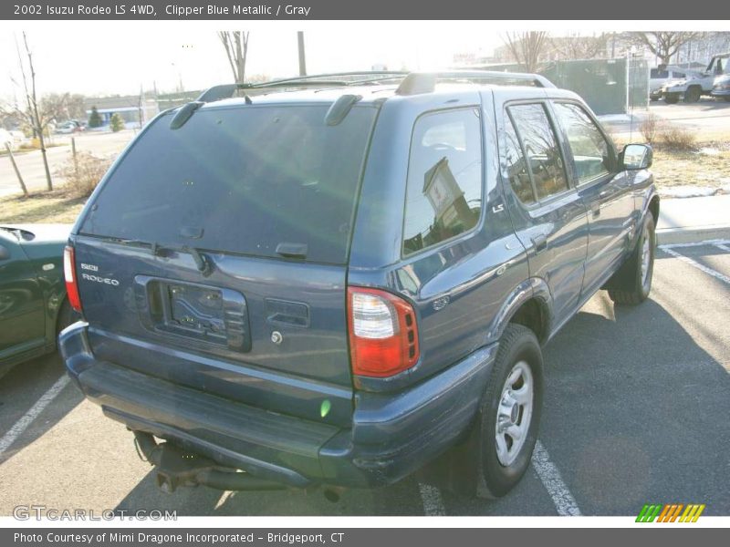 Clipper Blue Metallic / Gray 2002 Isuzu Rodeo LS 4WD