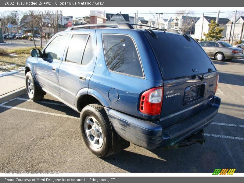 Clipper Blue Metallic / Gray 2002 Isuzu Rodeo LS 4WD
