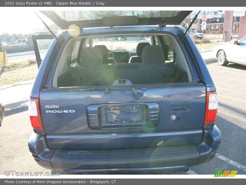 Clipper Blue Metallic / Gray 2002 Isuzu Rodeo LS 4WD
