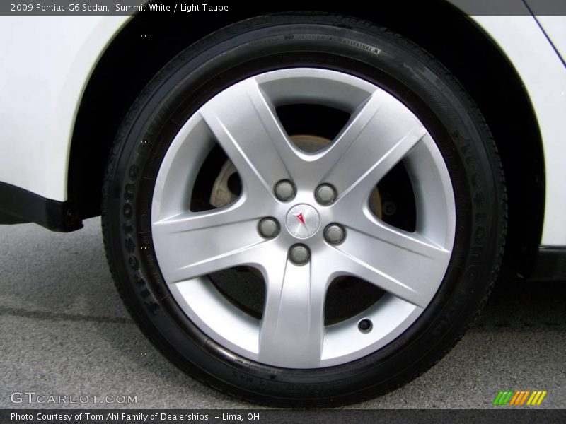 Summit White / Light Taupe 2009 Pontiac G6 Sedan