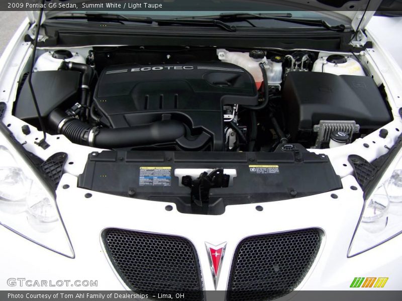 Summit White / Light Taupe 2009 Pontiac G6 Sedan