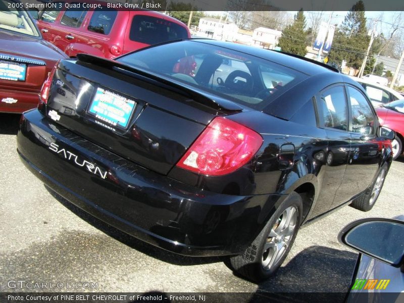 Black Onyx / Black 2005 Saturn ION 3 Quad Coupe