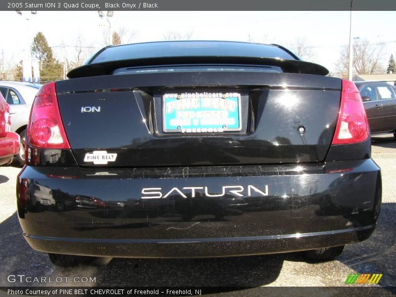 Black Onyx / Black 2005 Saturn ION 3 Quad Coupe