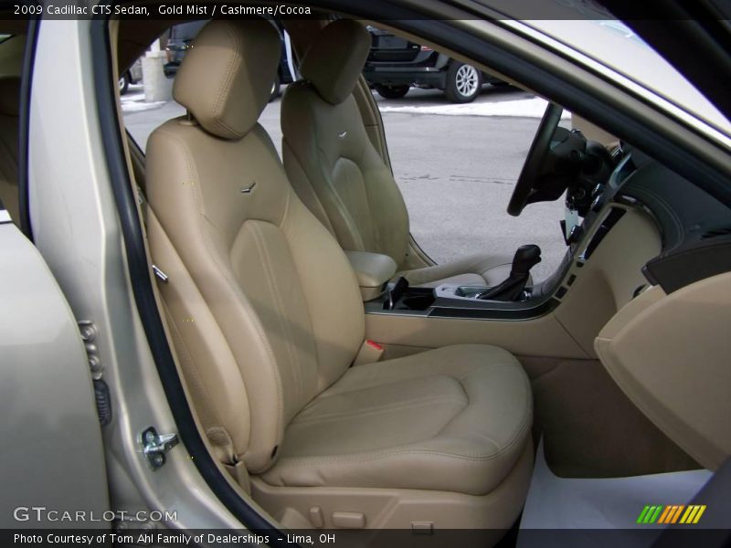 Gold Mist / Cashmere/Cocoa 2009 Cadillac CTS Sedan