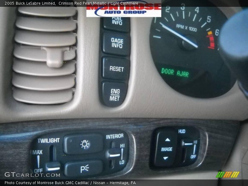 Crimson Red Pearl Metallic / Light Cashmere 2005 Buick LeSabre Limited