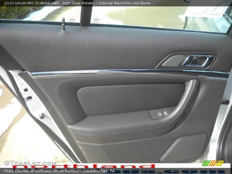 Ingot Silver Metallic / Charcoal Black/Fine Line Ebony 2010 Lincoln MKS EcoBoost AWD