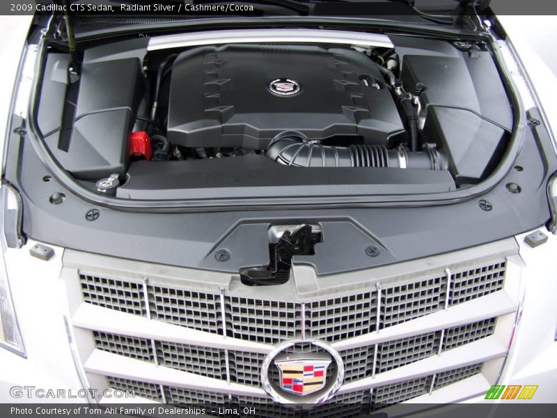 Radiant Silver / Cashmere/Cocoa 2009 Cadillac CTS Sedan