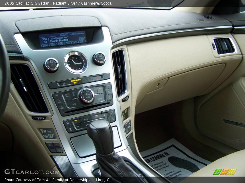 Radiant Silver / Cashmere/Cocoa 2009 Cadillac CTS Sedan