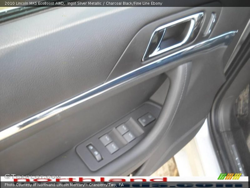 Ingot Silver Metallic / Charcoal Black/Fine Line Ebony 2010 Lincoln MKS EcoBoost AWD