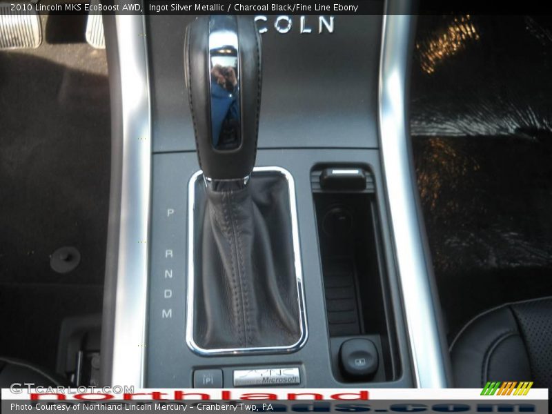 Ingot Silver Metallic / Charcoal Black/Fine Line Ebony 2010 Lincoln MKS EcoBoost AWD